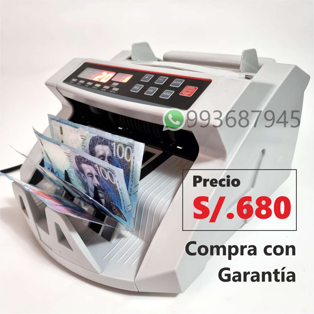 S/.389 Contadora de billetes / - Electron TR shop Peru